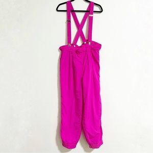 Vintage 80s Alpine Design Bag Waist Suspender Snow Pants